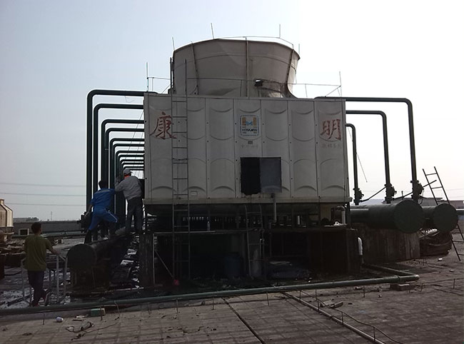 武漢冷卻塔換填料案例